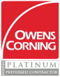 Owens Corning Platinum Preferred roofing contractor
